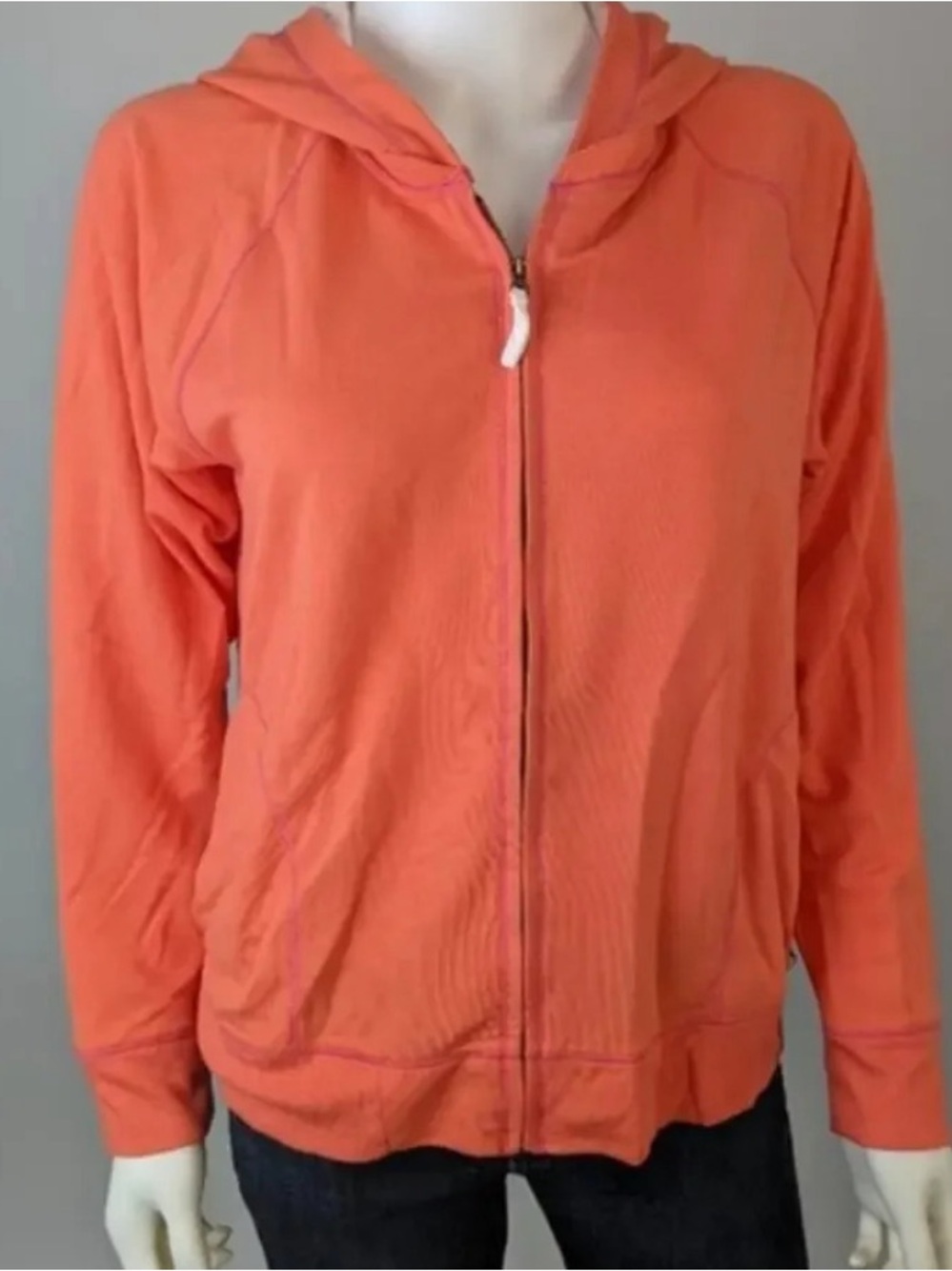 Kensie Coral Zip Up Hooded Jacket